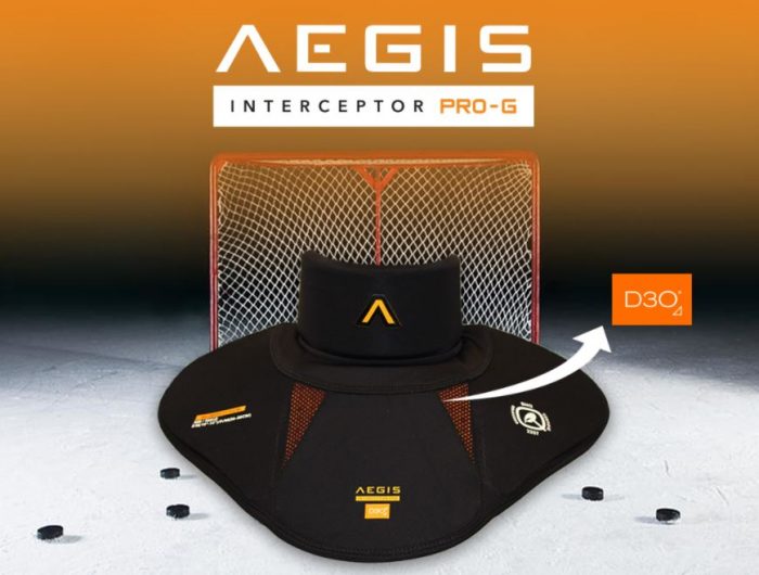 Dokonalá ochrana krku brankáře – AEGIS Interceptor Pro-G